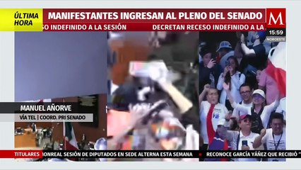 "No nos vamos a mover del recinto parlamentario": Manuel Añorve