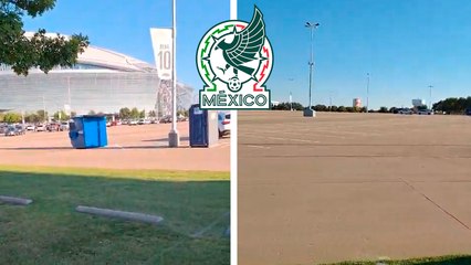 La Selección Mexicana es nuevamente abandonada por la afición en el AT&T Stadium previo al duelo contra Canadá