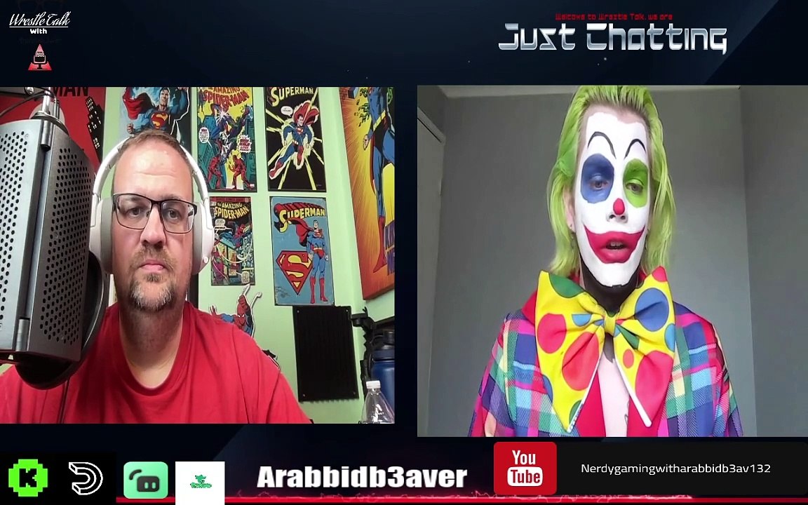Wrestle Talk with Arabbidb3aver is clowning around with Pogo the Clown tonight!