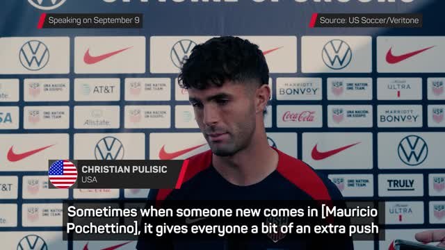 Pulisic hopes Pochettino can change the mentality at USMNT