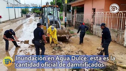 Inundación en Agua Dulce: esta es la cantidad oficial de damnificados
