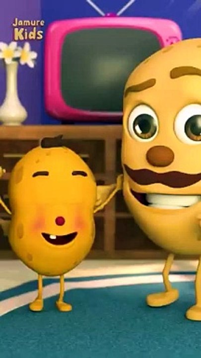 Alu KaChalu Beta | आलू कचालू बेटा | Hindi Nursery Rhymes Cartoon |  #Shorts