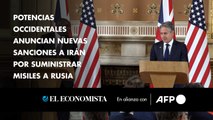 Potencias occidentales anuncian nuevas sanciones a Irán por suministrar misiles a Rusia