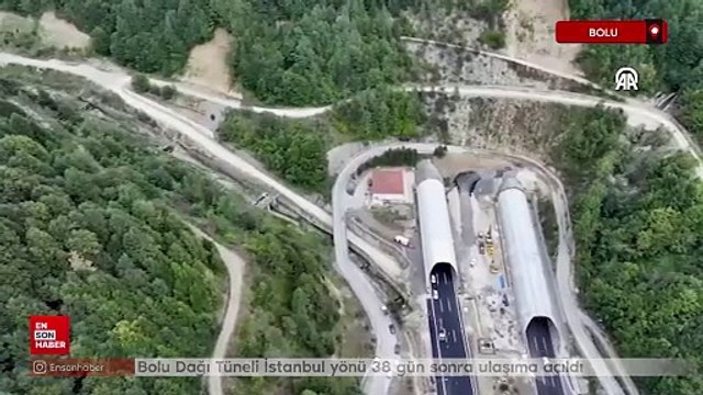 Bolu Dağı Tüneli İstanbul yönü ulaşıma açıldı