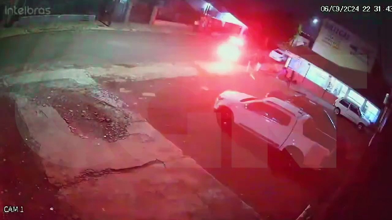 Câmera registra movimentação após homicídio que vitimou Edymar Vicente Bernardo no bairro Nova Cidade