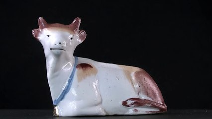 Staffordshire Cow Figurine