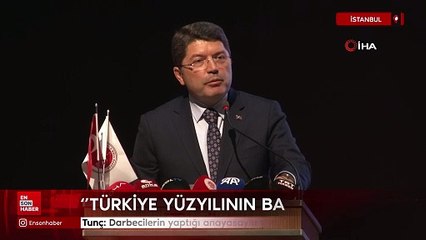 Adalet Bakanı Tunç: Darbecilerin yaptığı bir anayasayla yol yürümek Türkiye’ye yakışmaz
