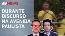 Comentaristas analisam discurso de Bolsonaro que sobe o tom e cobra freio contra o STF