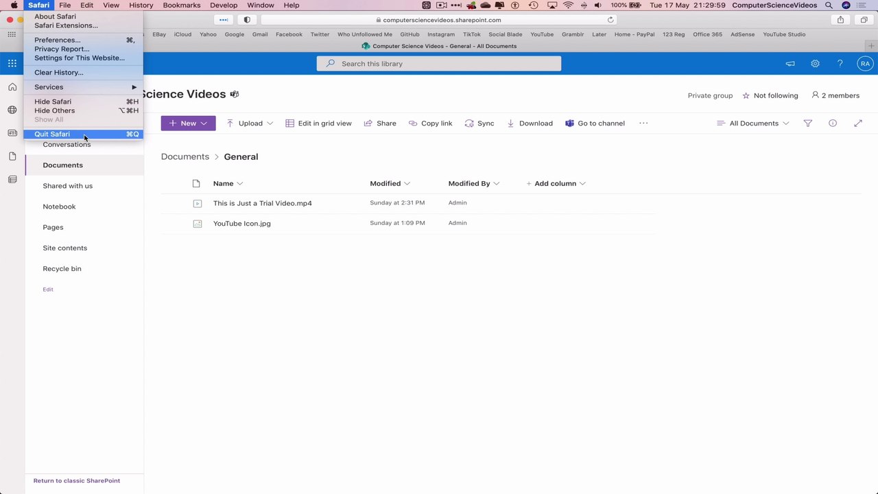 How to LOCATE Your Video or Photo on SharePoint from Microsoft Teams Using a Mac - Basic Tutorial