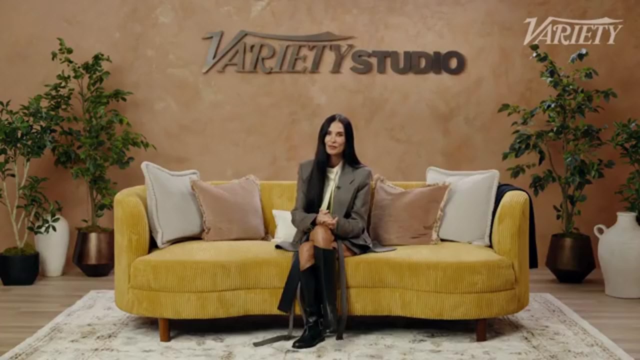 Demi Moore on Working with Margaret Qualley in 'The Substance' | Variety Studio at TIFF 2024