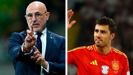 Luis de la Fuente asegura que Rodri podría volver a ver actividad tras su lesión