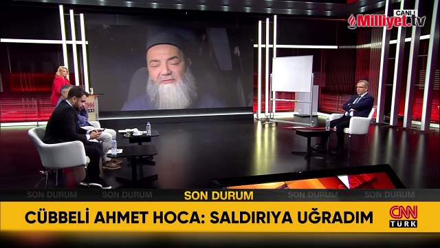 Cübbeli Ahmet Hoca'ya yumruklu saldırıya uğradı! CNN TÜRK'te yaşadıklarını anlattı