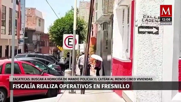 Fiscalía de Zacatecas realiza operativos en Fresnillo tras asesinato de mando policiaco