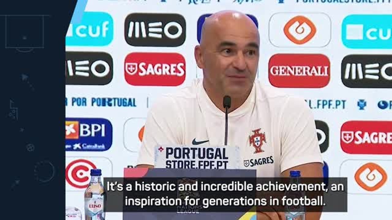 Ronaldo's 900 goals is a 'historic and incredible achievement' - Martinez