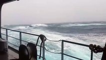 Ship in Storm _ INSANE Navy Boat Exercise in Too Rough Sea (Storm Force 12)