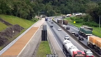 Motorista Usa Área de Escape na BR-277 para Evitar Acidente 🚗
