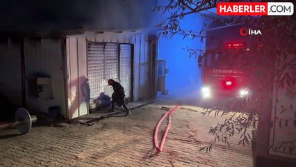 Bursa'da korkutan fabrika yangını