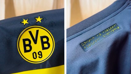 La segunda equipación 'inclusiva' del Borussia Dortmund, conecta con el lenguaje de señas y sistema braille