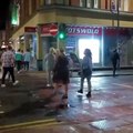 Manchester City UK  nightlife walk