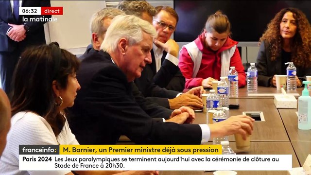 Retour sur le premier déplacement du Premier Ministre Michel Barnier à l'hôpital Necker à Paris