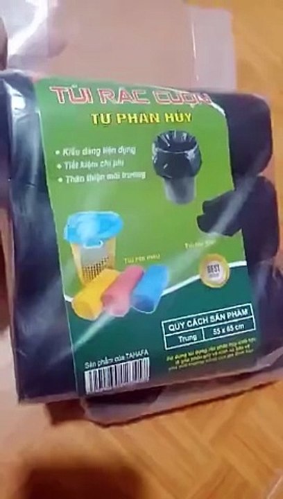 SET 3 CUỘN TÚI ĐỰNG RÁC TỰ PHÂN HỦY Anh Lành_1