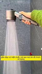 HANGDIAN Đầu vòi hoa sen di động đầu vòi hoa sen ba chế độ áp suất cực cao (bao gồm cáp vòi 1m5)_1