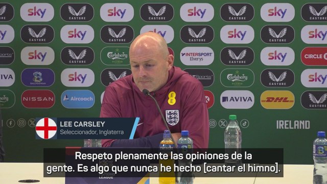 Carsley: Respeto plenamente ambos himnos nacionales