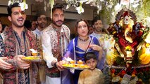 Ganesh Chaturthi 2024:TV Celebs At Arjun Bijalni House For Ganpati Sthapana, Inside Video...