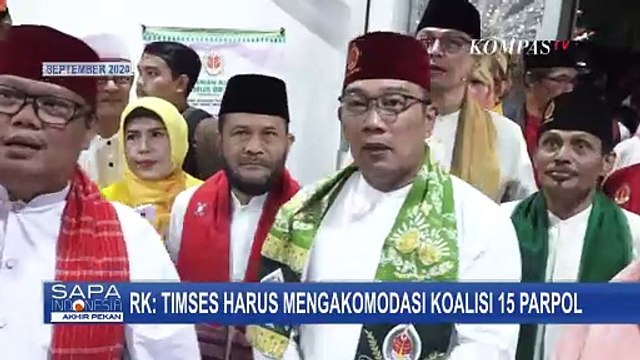 Soal Tim Sukses Pilkada Jakarta, Ridwan Kamil: Timses Harus Mengakomodasi Koalisi 15 Parpol