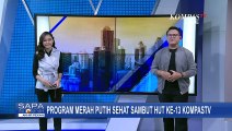 Sambut HUT Ke-13 KompasTV, Biro Jawa Barat Gelar Program Merah Putih Sehat