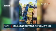 Kebakaran Lapak Barang Bekas dan 12 Kamar Kos di Grogol Petamburan, 5 Petugas Terluka