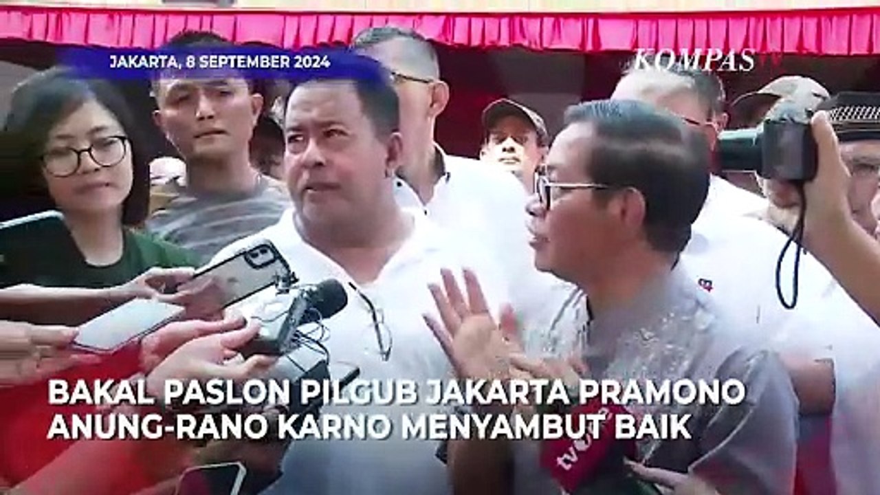 Respons Pramono-Rano Soal Ahmad Sahroni Ketua Timses Ridwan Kamil-Suswono: Kami Cak Lontong