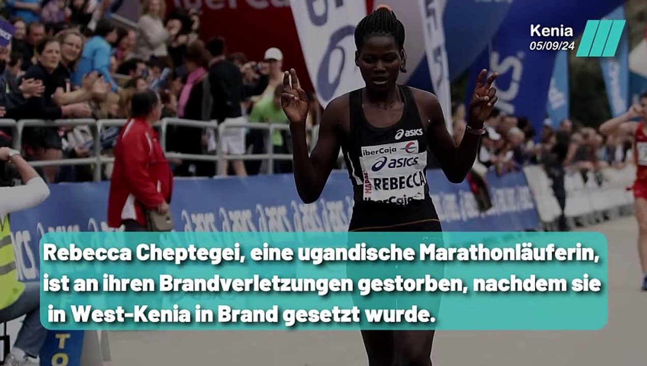 Marathonläuferin Rebecca Cheptegei von ihrer Begleiterin geopfert