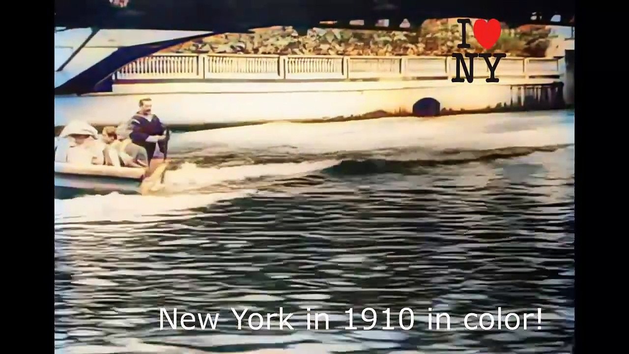New York in 1910 in color!