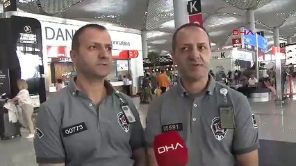İstanbul Havalimanı’nda yolcuları şaşırtan ikiz güvenlikler