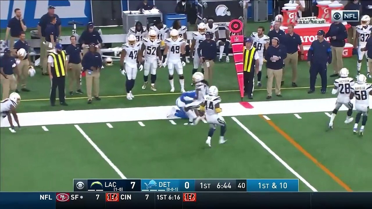 NFL 2019/20 Week 02 - Chargers @ Lions - CG
