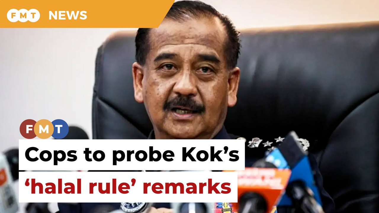 Cops to probe Kok’s remarks on proposed halal rule