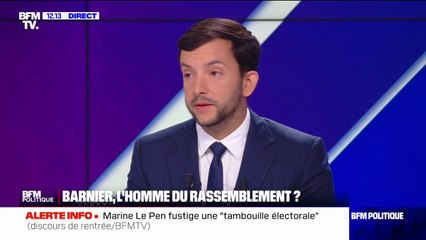 Nouveau gouvernement: "Il y a des personnes compétentes à gauche", estime Jean-Philippe Tanguy