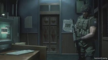 Resident Evil 3 Nemesis Carlos Oliveira -Jap Dub- Episode 3 Gameplay No Commentary
