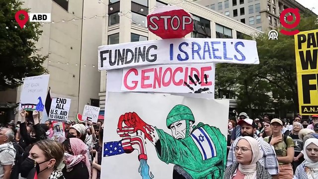 ABD'de yüzlerce kişi, İsrail askerleri tarafından öldürülen Ayşenur Ezgi Eygi için toplandı