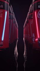 Saviez vous que Cola Cola à créé des bouteilles avec un écran pliable dessus ?