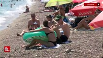 Antalya’da yeni eğitim dönemi öncesi sahiller doldu