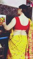 Sexy Indian women in backless saree