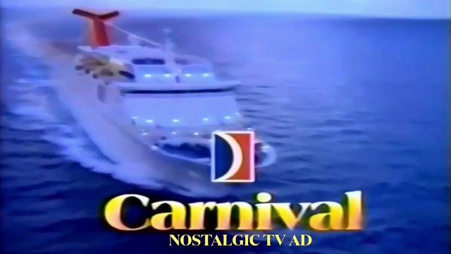 Nostalgic Carnival Cruise Line TV Ad