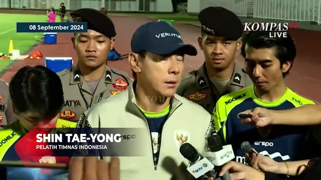 Momen Timnas Indonesia Latihan di GBK, Shin Tae-Yong Optimis Menang Lawan Australia