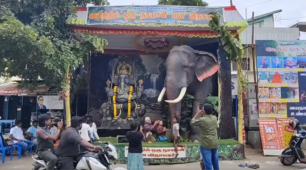 VIDEO: गणेश चतुर्थी: चेन्नई पुलिस ने 1500 से अध...