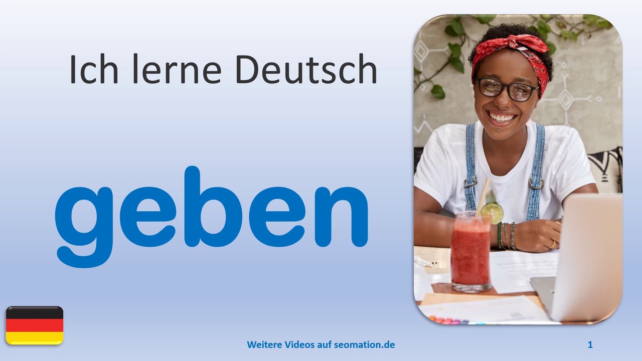 ✅geben✅ Ich lerne Deutsch mit Texten und Bildern