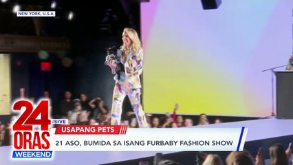 21 aso, bumida sa isang furbaby fashion show | 24 Oras Weekend
