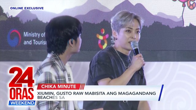 Xiumin ng EXO, special guest performer sa Korean Travel Fiesta 2024 | 24 Oras Weekend