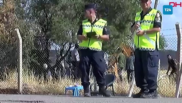 Narin Güran'ın cenazesinin defnedileceği Tavşantepe Mahallesi'ndeki köy mezarlığında hazırlık